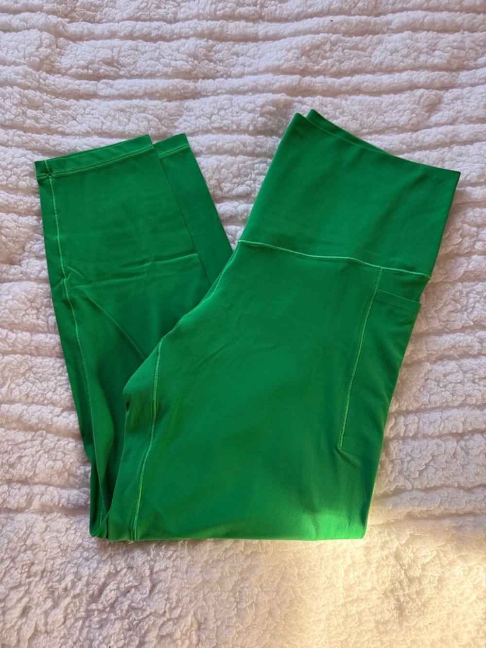 Aerie Bright Green High-Rise Leggings